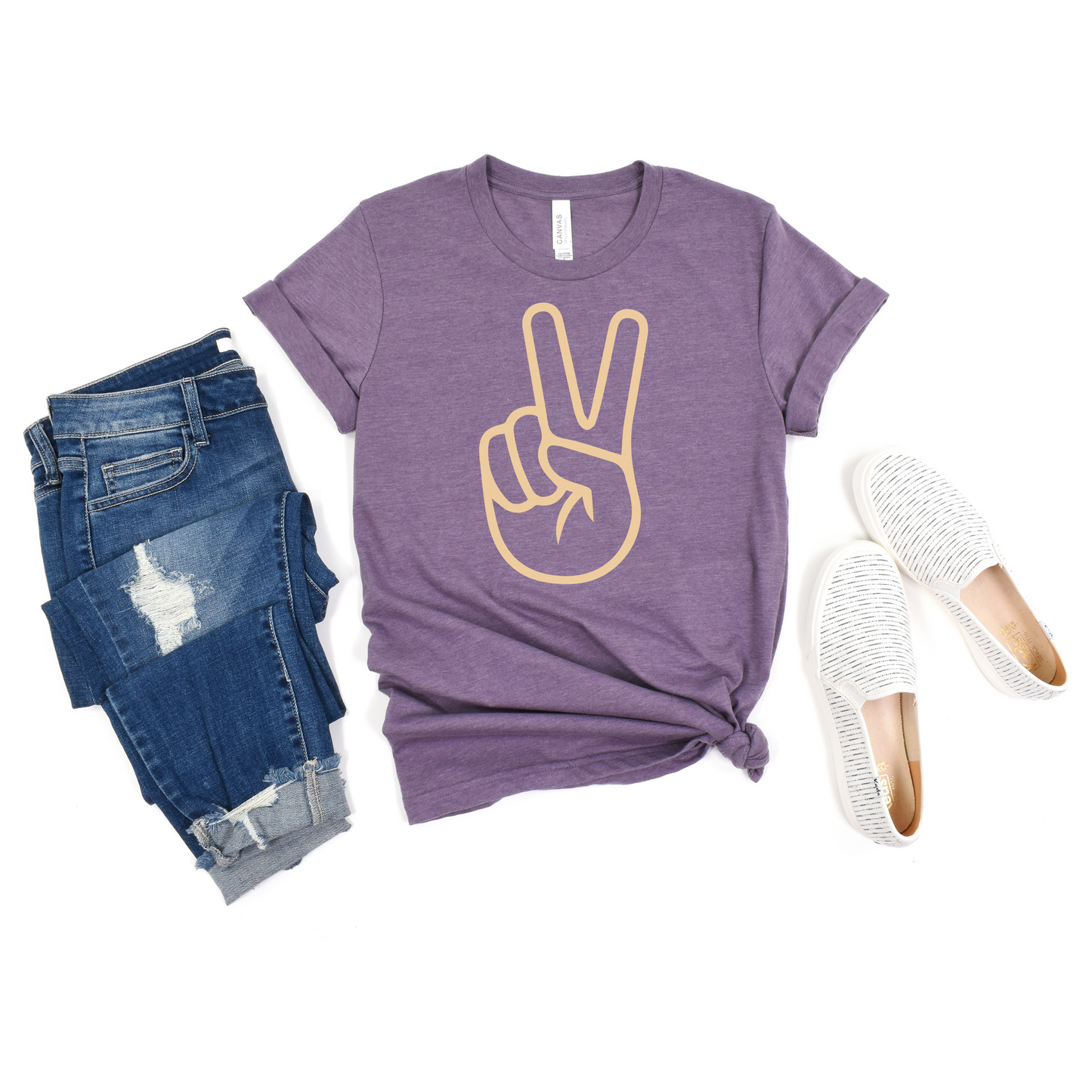 Peanut Butter Peace Sign Shirt