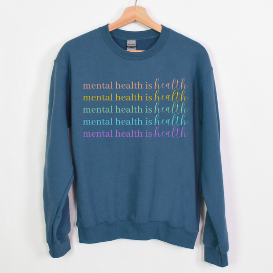 Mental Health is Health Unisex Heavy Blend™ Crewneck Sweatshirt