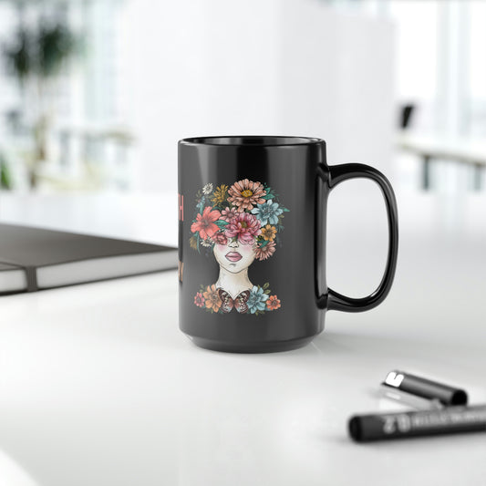 Mental Health MATTERS 15oz Black Mug