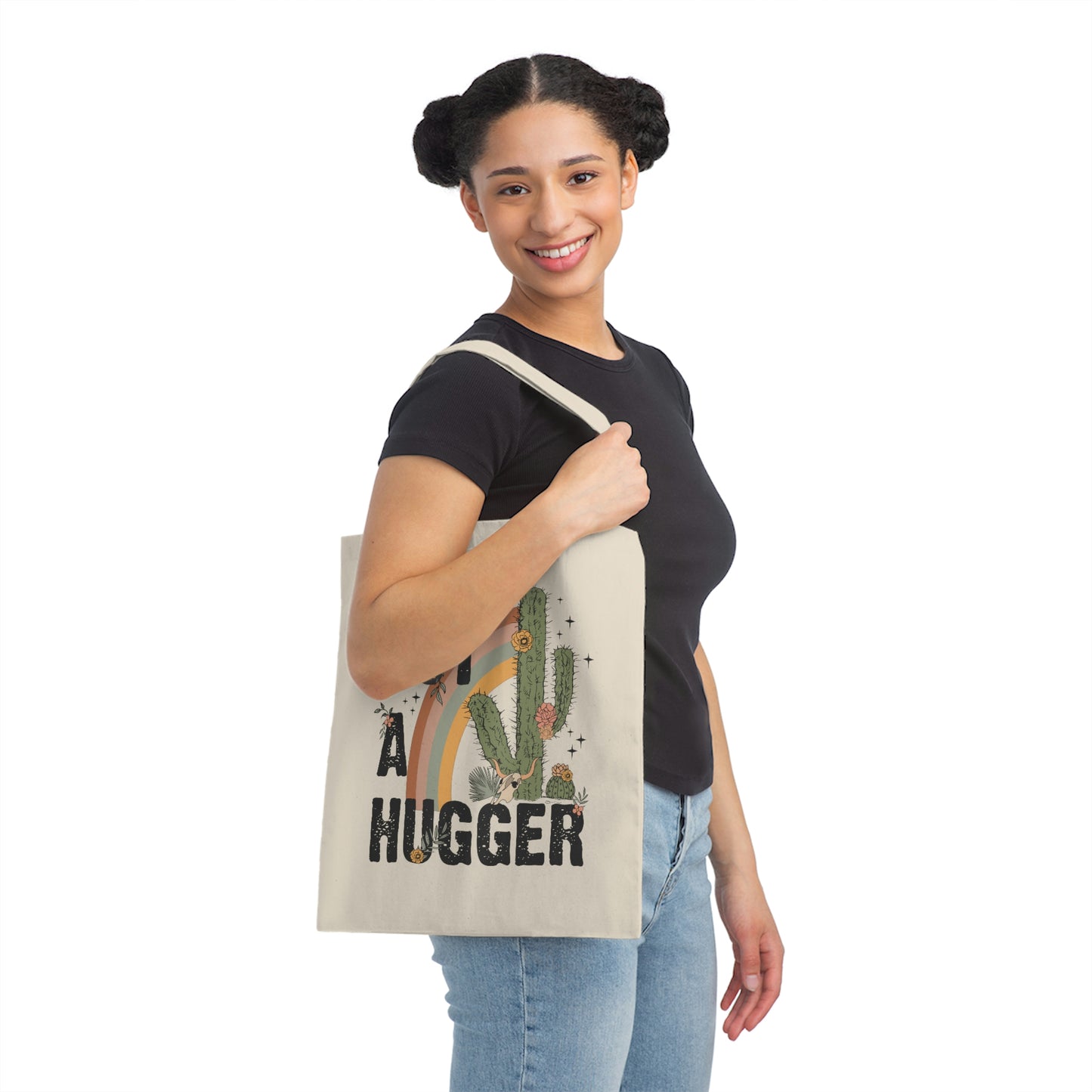 Not A Hugger Canvas Tote Bag