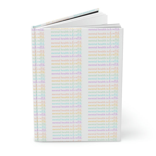 Mental Health is Health Patterned Hardcover Journal Matte